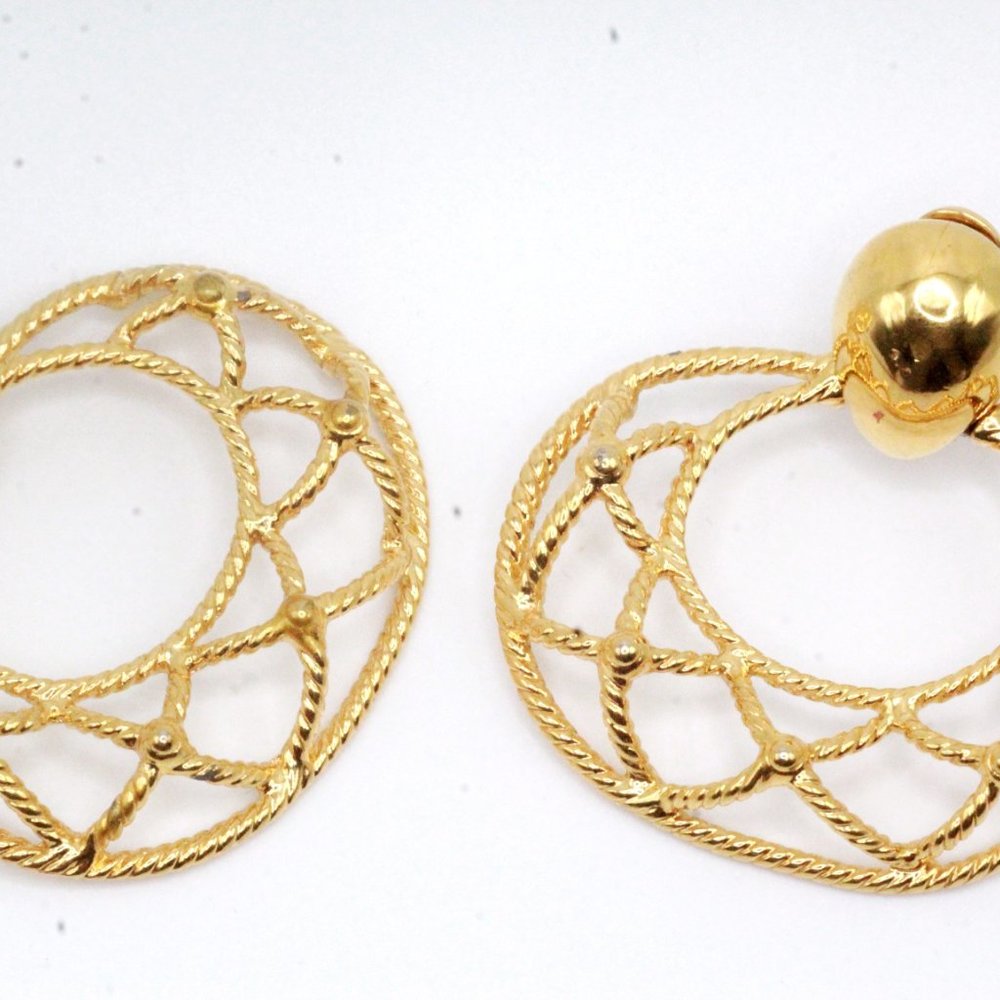 Monet Signed Designer Statement Massive Textured … - image 4